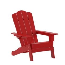 Flash Furniture Newport Adirondack Chair With Cup Holder, Weather Resistant HDPE Adirondack Chair -Crosley Shop GUEST c667015c 572a 4e21 94db fcde7d620c6d