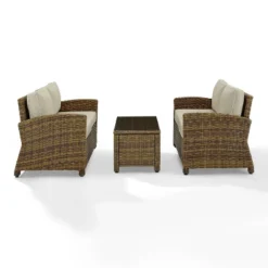 Bradenton 3pc Outdoor Wicker Seating Set - Crosley -Crosley Shop GUEST c76fc4ab e7f4 46fc 8840 cab880d5a334