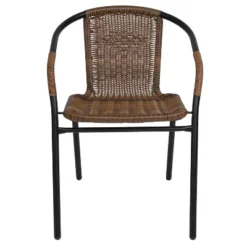 Emma And Oliver 2 Pack Rattan Indoor-Outdoor Restaurant Stack Chair With Curved Back 26 Emma And Oliver 2 Pack Rattan Indoor-Outdoor Restaurant Stack Chair With Curved Back -Crosley Shop GUEST c8ac61d2 f2b3 4d14 ae08 50eb6fda420c