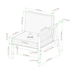 Saracina Home 6pc Modern Boho Outdoor Eucalyptus Spindle Sectional -Crosley Shop GUEST c99ed25d 34af 4b8f 9e51 1a16c83bd34e