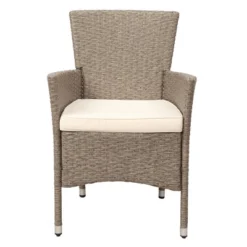 7pc Outdoor Wicker Dining Set With Cushions - Beige - GODEER -Crosley Shop GUEST ccec3e79 217c 414e ae31 f89ba3af6626