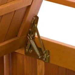 Outdoor Storage Bench - Natural - CorLiving -Crosley Shop GUEST cdc0a585 e4a0 4e7a be36 943be58a9645