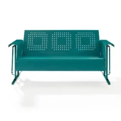 Bates Outdoor Sofa Glider - Turquoise - Crosley -Crosley Shop GUEST ce0ce3d9 dab7 419c b97c c4441da93235
