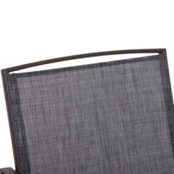 Outsunny Outdoor Glider Chairs With Coffee Table, Patio 2-Seat Rocking Chair Swing Loveseat With Breathable Sling For Backyard, Garden And Porch -Crosley Shop GUEST ce776580 4577 48d5 9bdf ab1fea9104de