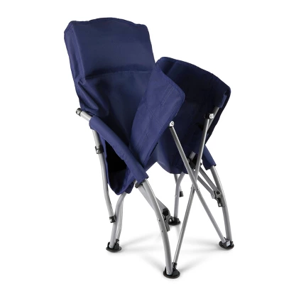 Picnic Time Tranquility Portable Beach Chair - Navy Blue 6 Picnic Time Tranquility Portable Beach Chair - Navy Blue - Image 4