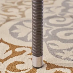 Laurent 5pc Acacia Wood & Wicker Dining Set - Teak/Brown - Christopher Knight Home -Crosley Shop GUEST d0271ed4 456f 4b04 a258 8410c0db30fc