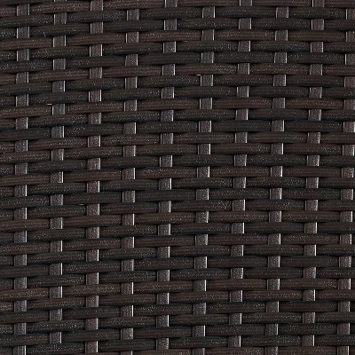 Palm Harbor Outdoor Wicker Ottoman - Sand - Crosley 10 Palm Harbor Outdoor Wicker Ottoman - Sand - Crosley - Image 8