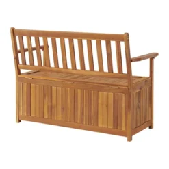 Londonderry 47" Acacia Wood Outdoor Storage Bench - Natural - Alaterre Furniture 12 Londonderry 47" Acacia Wood Outdoor Storage Bench - Natural - Alaterre Furniture -Crosley Shop GUEST d167728a 5bf4 41c9 a06c ad33075529f5