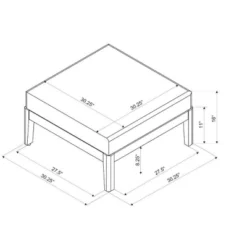 Summerlyn Ottoman - Linon 26 Summerlyn Ottoman - Linon -Crosley Shop GUEST d3437ee7 d7fd 4dae a60a 9f0f6b983499