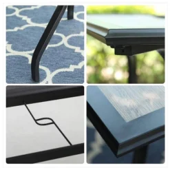 7pc Patio Set With Table & Sling Chairs - Captiva Designs -Crosley Shop GUEST d36758d3 3ed6 4a47 8563 99040e614a8b