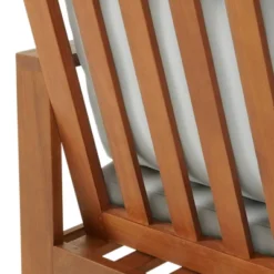 Grafton Eucalyptus Wood Patio Chair With Cushions - Natural/Gray - Alaterre Furniture -Crosley Shop GUEST d3d86001 0ae9 49cc 8fc8 50e88d582363