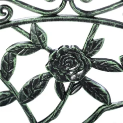 Antique Aluminum Bench Patio Garden Chair Porch Cast For Outdoor Green -Crosley Shop GUEST d4995be9 8133 44da b0fe 20f397c3e7b6