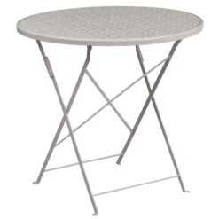 Flash Furniture Oia Commercial Grade 30" Round Indoor-Outdoor Steel Folding Patio Table 23 Flash Furniture Oia Commercial Grade 30" Round Indoor-Outdoor Steel Folding Patio Table -Crosley Shop GUEST d49a642b 30ae 43c7 8467 aefb296bc953