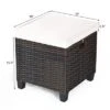 Costway 2PCS Patio Rattan Ottoman Cushioned Seat Beige 2 Costway 2PCS Patio Rattan Ottoman Cushioned Seat Beige -Crosley Shop GUEST d698b0f2 0b2b 44a8 ae13 5f6c98958514