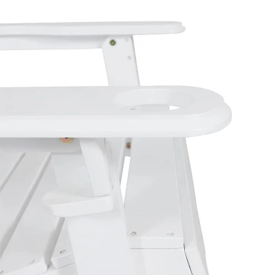 2pk Bellwood Outdoor Acacia Wood Folding Adirondack Chairs White - Christopher Knight Home 9 2pk Bellwood Outdoor Acacia Wood Folding Adirondack Chairs White - Christopher Knight Home - Image 7