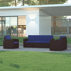 Emma And Oliver Faux Rattan Loveseat With All-Weather Cushions 14 Emma And Oliver Faux Rattan Loveseat With All-Weather Cushions -Crosley Shop GUEST da13de80 2e36 4eae adad b63b523b5dd3