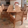 7pc Acacia Wood Patio Dining Set With Cushions - Saracina Home -Crosley Shop GUEST dbac3251 8770 4013 aef6 bc960284c5e0