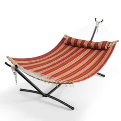 Costway Hammock Chair With Stand Heavy Duty Portable Carrying Bag Cushion Pillow RedBlue 23 Costway Hammock Chair With Stand Heavy Duty Portable Carrying Bag Cushion Pillow RedBlue -Crosley Shop GUEST dd6815ab 8051 4f5e 8332 670e0c594e51
