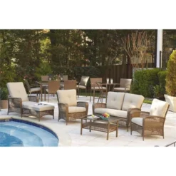 3pc Lakewood Ranch Steel Woven Wicker Outdoor High Top Bistro Patio Furniture Set With Cushions Brown - Room & Joy 16 3pc Lakewood Ranch Steel Woven Wicker Outdoor High Top Bistro Patio Furniture Set With Cushions Brown - Room & Joy -Crosley Shop GUEST dd69c11d 5f47 4cb6 99b3 f2cd293151d6