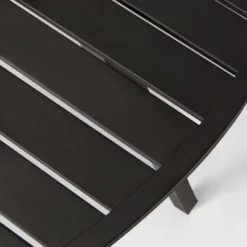 Fairmont 4-Person Round Patio Dining Table Black - Threshold™ -Crosley Shop GUEST de8cf5a5 26a2 4eba 9d7b e353f05fe674