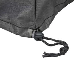 Gold 2-Layer Polyester Fabric Outdoor Fire Table Cover Charcoal Gray By Shield