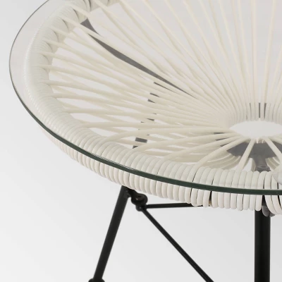 Nusa Faux Rattan Modern Side Table - Christopher Knight Home 4 Nusa Faux Rattan Modern Side Table - Christopher Knight Home - Image 2