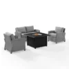 Bradenton 4pc Wicker Seating Set With Fire Table - Crosley -Crosley Shop GUEST e1f85396 5768 4e06 a30c 99388ec63385