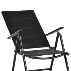 Outsunny 9-Piece Patio Dining Set For 8, Expandable Outdoor Table, Folding And Reclining Padded High Back Chairs, Aluminum Frames, Mesh Seats, Black -Crosley Shop GUEST e23777f3 afad 415c 8b4a a3a0e43c521c