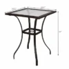 Outdoor Patio Rattan Wicker Bar Square Table Glass Top Yard Garden Furniture NEW -Crosley Shop GUEST e2ad1c3a 49bb 4f6b 9984 c94fedab0cd4