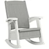 Suncast Outdoor Lightweight Portable Rocking Chair With 7 Gallon In-Seat Storage, Porch, Patio, Deck Furniture, 375 Pound Capacity, Dove Gray (2 Pack) -Crosley Shop GUEST e2e9e7ad 44f1 4b92 9ebd 0f30ca4a2958