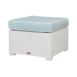 Magnolia Rattan Ottoman - Lagoon 11 Magnolia Rattan Ottoman - Lagoon -Crosley Shop GUEST e50647a9 25e8 4f9b 9c42 11ba080f666e