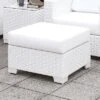 Florent Outdoor Small Square Ottoman - White - MiBasics -Crosley Shop GUEST e565ff60 ba29 4245 b891 858a6e1e4287