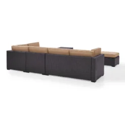 Biscayne 6pc Outdoor Wicker Sectional Set - Mocha - Crosley 15 Biscayne 6pc Outdoor Wicker Sectional Set - Mocha - Crosley -Crosley Shop GUEST e583f4f1 f0de 4d24 9aba 437ebaed9045