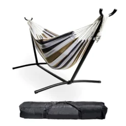 Two Person Hammock With Stand - Backyard Expressions -Crosley Shop GUEST e7003a8c 4cd7 4022 a91f 45e33c24d805
