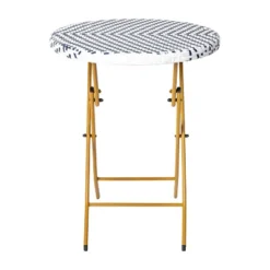 Emma And Oliver Three Piece Folding French Bistro Set In PE Rattan With Metal Frames For Indoor And Outdoor Use 18 Emma And Oliver Three Piece Folding French Bistro Set In PE Rattan With Metal Frames For Indoor And Outdoor Use -Crosley Shop GUEST e74c3f5b 4df0 4cdf 9e06 c7ef6a877aba