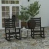 Merrick Lane Set Of 2 Contemporary Rocking Chairs, All-Weather HDPE Indoor/Outdoor Rockers -Crosley Shop GUEST e7cbf888 97c3 45e1 851a 28b5c7d00edc