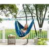 Ceara 3 Bar Hammock Swing Chair - Cream/Blue - Sol Living 2 Ceara 3 Bar Hammock Swing Chair - Cream/Blue - Sol Living -Crosley Shop GUEST e8005d84 af46 4b86 9403 3ec37220468f
