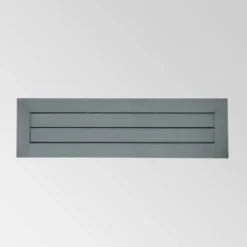 Lamphere Rectangle Aluminum Modern Dining Bench Dark Gray - Christopher Knight Home -Crosley Shop GUEST e8464f42 2804 4c09 8a16 8ddd86c4246f