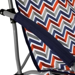 Picnic Time Tranquility Portable Beach Chair - Navy Blue/Gray -Crosley Shop GUEST eb3cac68 1031 4f35 a9b9 5a91ba859250