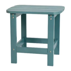 Merrick Lane Poly Resin Indoor/Outdoor All-Weather Adirondack Side Table -Crosley Shop GUEST eb5c491a 616b 436f b33c 709487a5713f