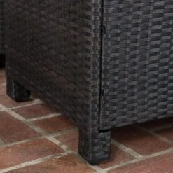 Puerta 4pc Wicker Club Chair & Coffee Table Set - Teak/Dark Brown/Beige - Christopher Knight Home 7 Puerta 4pc Wicker Club Chair & Coffee Table Set - Teak/Dark Brown/Beige - Christopher Knight Home -Crosley Shop GUEST ebb028e3 f224 480f ae3a 75f8d3407a38