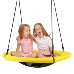 Costway 40'' Nest Tree Swing Outdoor Round Swing For Backyard BlueGreen -Crosley Shop GUEST ec5a8ea7 dff3 4fb5 8a82 2915fa3129fe
