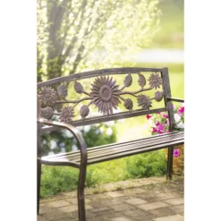 Evergreen Sunflower Bench -Crosley Shop GUEST ed0d1213 84cc 47c9 911f 427c94ff5425