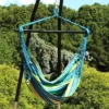 Sunnydaze Decor Sunnydaze Hanging Rope Hammock Chair Swing With Collapsible Bar For Backyard And Patio - 265 Lb Weight Capacity - Ocean Breeze 1 Sunnydaze Decor Sunnydaze Hanging Rope Hammock Chair Swing With Collapsible Bar For Backyard And Patio - 265 Lb Weight Capacity - Ocean Breeze -Crosley Shop GUEST ed6866b4 196a 41a5 b60a d4f0ab6b8820