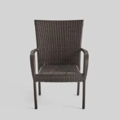 5pc Stamford Wood & Wicker Dining Set Teak - Christopher Knight Home -Crosley Shop GUEST ee53edc3 0ac5 45e3 aaa1 b8ce0d5685fb