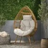 Serina Outdoor Wicker Teardrop Chair With Cushion - Beige/Light Brown - Christopher Knight Home 2 Serina Outdoor Wicker Teardrop Chair With Cushion - Beige/Light Brown - Christopher Knight Home -Crosley Shop GUEST eed4e10e 8d13 431b 987c 7842ce6d89ee
