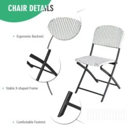 Tangkula 3PCS Patio Rattan Furniture Set Outdoor Chairs & Coffee Table Wicker Bistro Table Set For Balcony Lawn Garden -Crosley Shop GUEST ef88e34d 06c7 4ef8 afcd 93f8bd4ae3b3