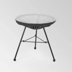 Nusa Faux Rattan Modern Side Table - Christopher Knight Home 14 Nusa Faux Rattan Modern Side Table - Christopher Knight Home -Crosley Shop GUEST efa49b3f d4d3 47b2 ab3d 22e8940f21a8