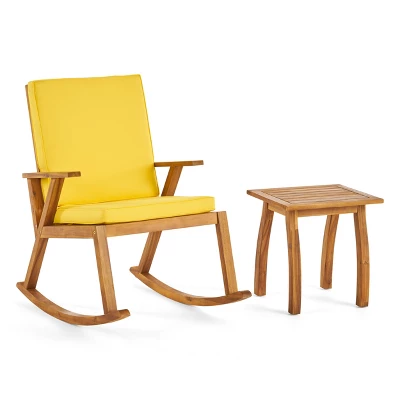 Champlain 2pc Acacia Seating Set - Christopher Knight Home 8 Champlain 2pc Acacia Seating Set - Christopher Knight Home - Image 6