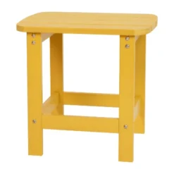 Merrick Lane Poly Resin Indoor/Outdoor All-Weather Adirondack Side Table -Crosley Shop GUEST f14bb171 0407 4823 9400 713b16375ac3